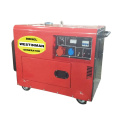 7.5 kva/6 kva air-cooled JDE series diesel generator with yellow shell